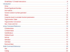 Subject TOC