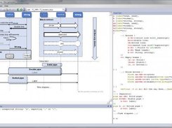 Msc-generator on Windows with a chart of Modern blue design