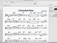 A jazz leadsheet in MuseScore 2.0