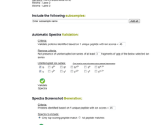 Spectra Validation and Screenshot Generation