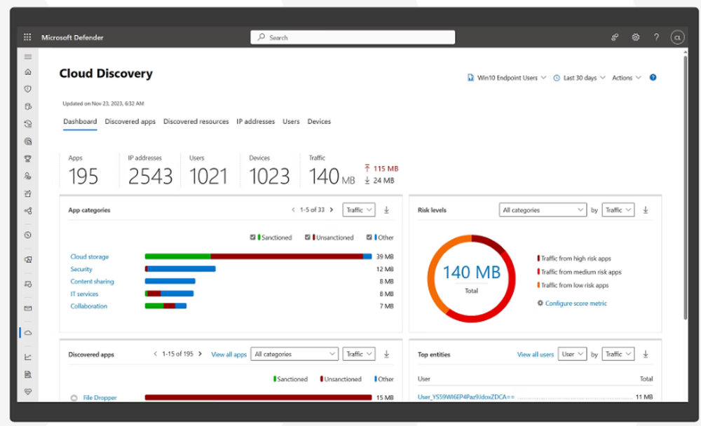 Microsoft Defender for Cloud Apps Screenshot 1