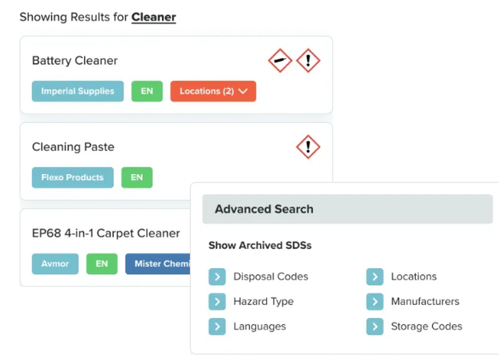 mSDS Source Screenshot 1