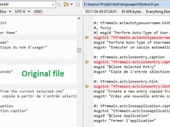 Looking at the actual .po files