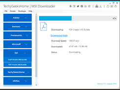 Downloading Status
