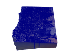Discretization of Modesto aquifer, CA