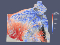 Streamlines in Tule River Basin, CA