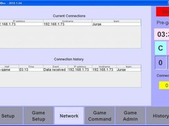 Refbox 2010 - Network tab