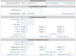 MSP-HTPrimer query page