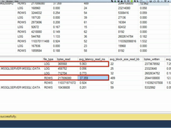   viewing latency of databases