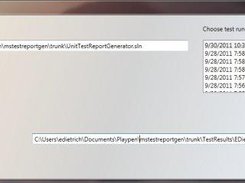 MS Test Report Generator Screenshot 2