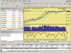 MetaTrader with installed EA