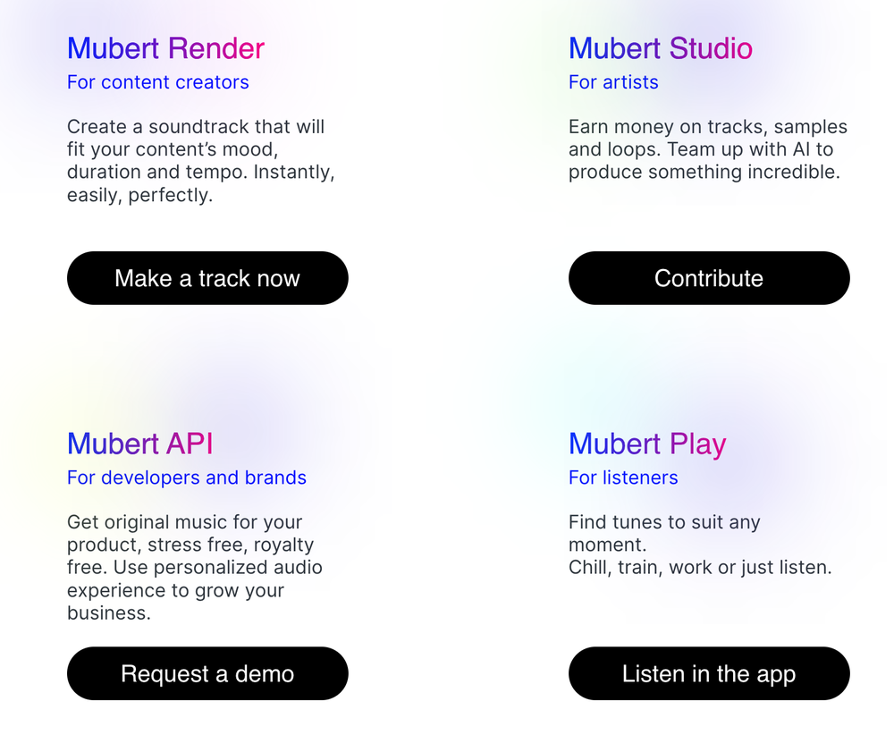 Mubert Screenshot 1