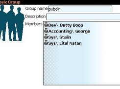 Editing a posixgroup