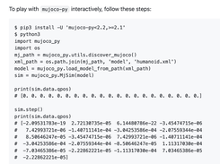MuJoCo-py Screenshot 1