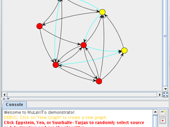 Example for k-shortest path and disjoint path algorithm usage