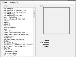 Games database window