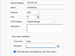 Public key login