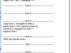 Optionally display all slots data.