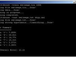 Performing learning and testing on satimage UCI dataset