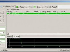 MutiCastor 1.0: IPv4 sender screen