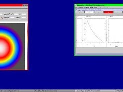 A Multi-Cursor Desktop with red and green users interacting
