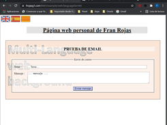 multilanguageServlet Screenshot 1
