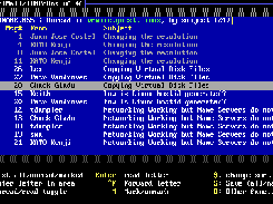 Message list