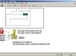 An example of a line following robot.