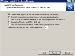 Installation : configuration page (2/2)