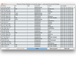 platform-independent Proxy Grabber v1.5 Screenshot 3