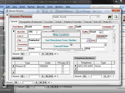 Multiple Options Shelter Management System Screenshot 1