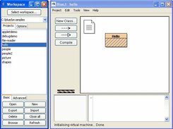 The Multi-Project Workspace along with BlueJ