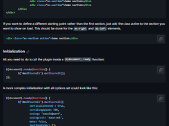 multiScroll.js Screenshot 1