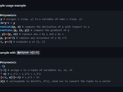 MultivariatePolynomials.jl Screenshot 1