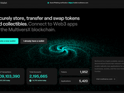 MultiversX Web Wallet Screenshot 1