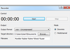 Mumble 1.2.4 recorder on Windows 7