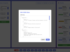 Edit JSON in app