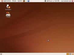 Mundus OS v 1.0 GNOME LiveDVD Desktop. Same as Ubuntu.