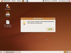 Mounting a DMG in Mundus OS v 1.0 Step 1