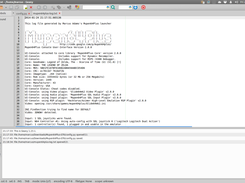 The output of Mupen64Plus is piped into a log file