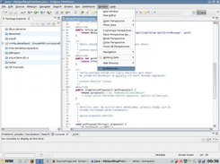 Ana Ekrandan Window->Preferences seçilir