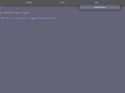 Start screen