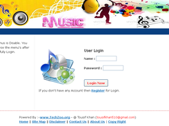 eMusic - Login Screen