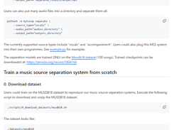 Music Source Separation Screenshot 1