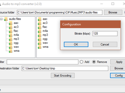 GUI and Config dialog