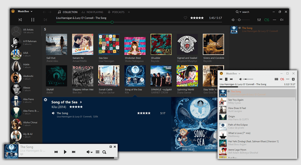 MusicBee Screenshot 1