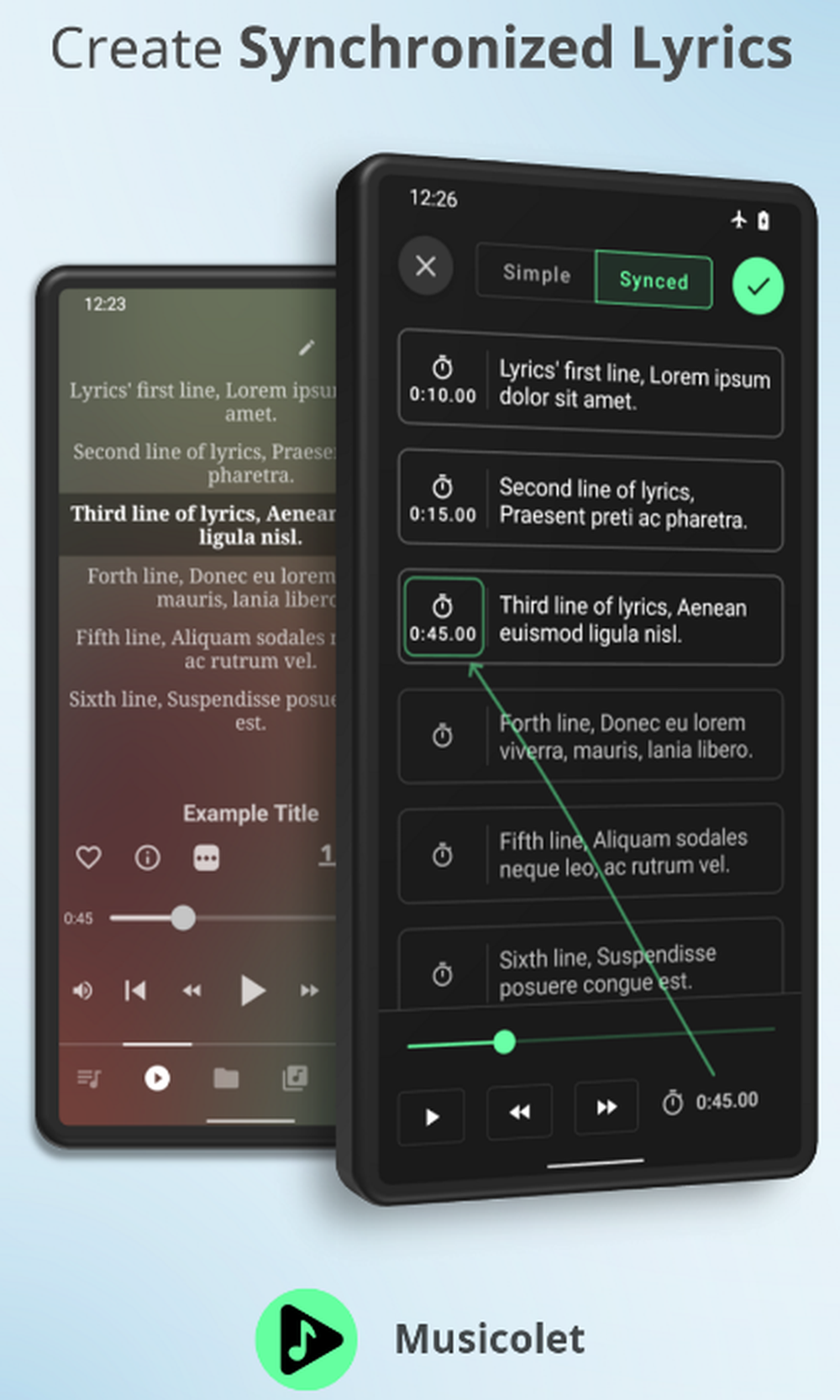 Musicolet Screenshot 1