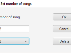 Choise count of music