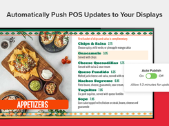 Automatically push POS updates to your displays