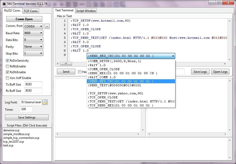 Serial port for lazarus free